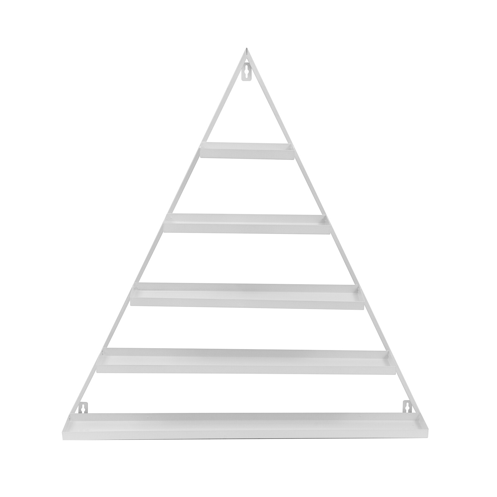3 Pcs 5 Tier Wall Mounted Nail Polish Display Rack Triangular Display Shelves