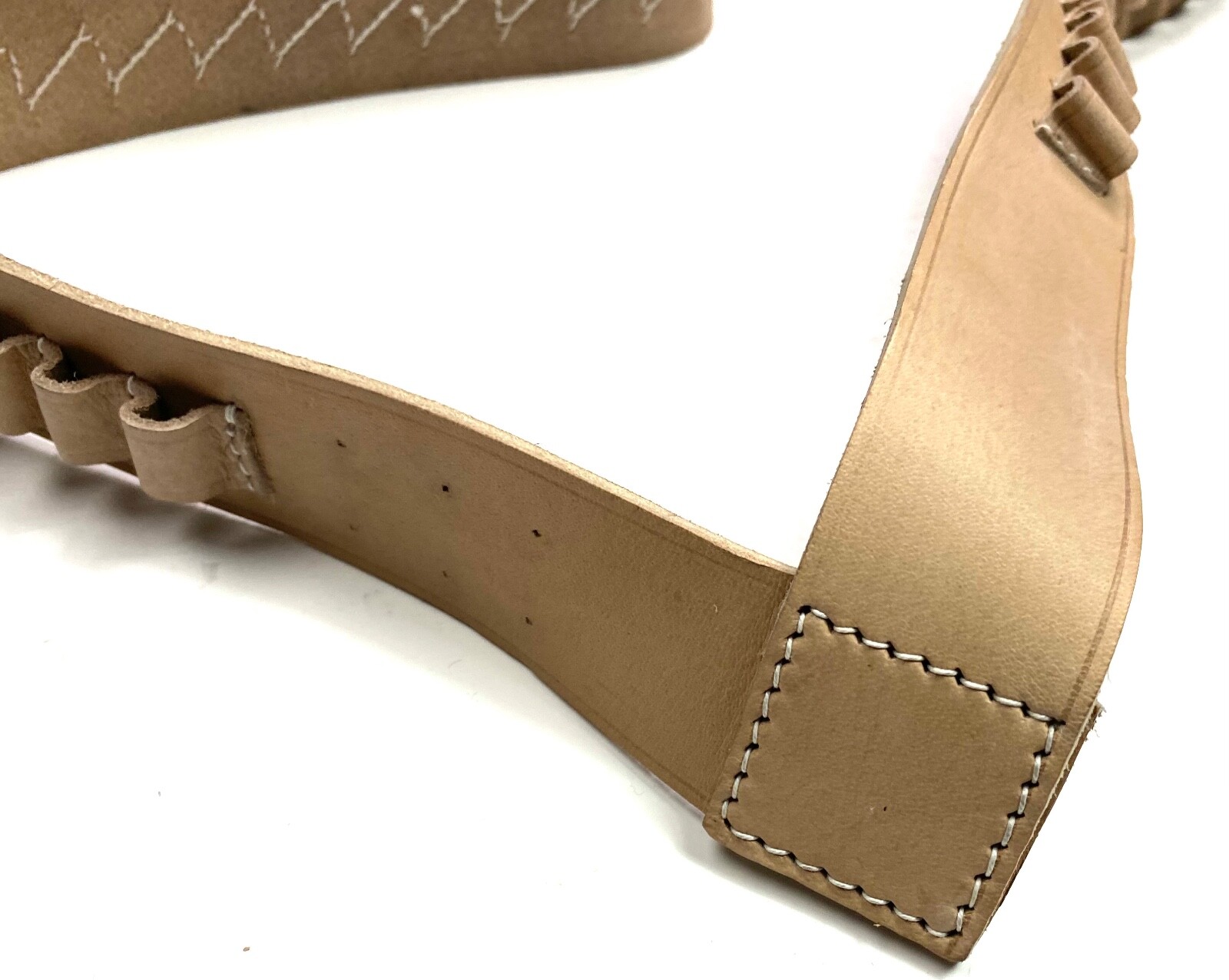 INDIAN WAR US UNION M1881 .45-70 RIFLE AMMO LEATHER BANDOLEER