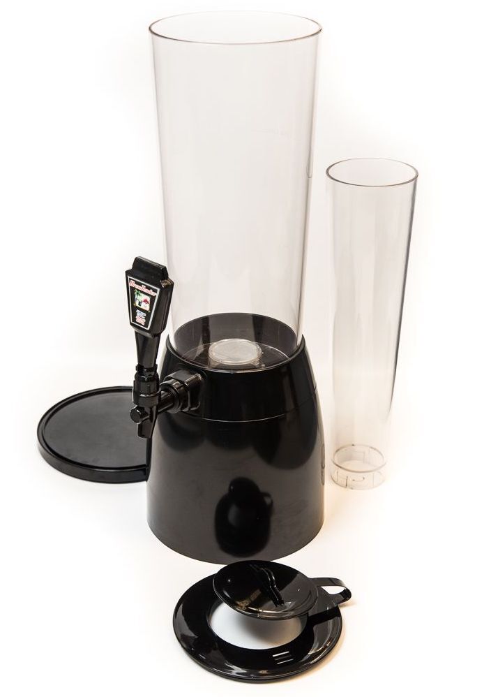 BrewTender Tabletop Beer & Beverage Dispenser - Chrome Base w/ Coors Light Logos