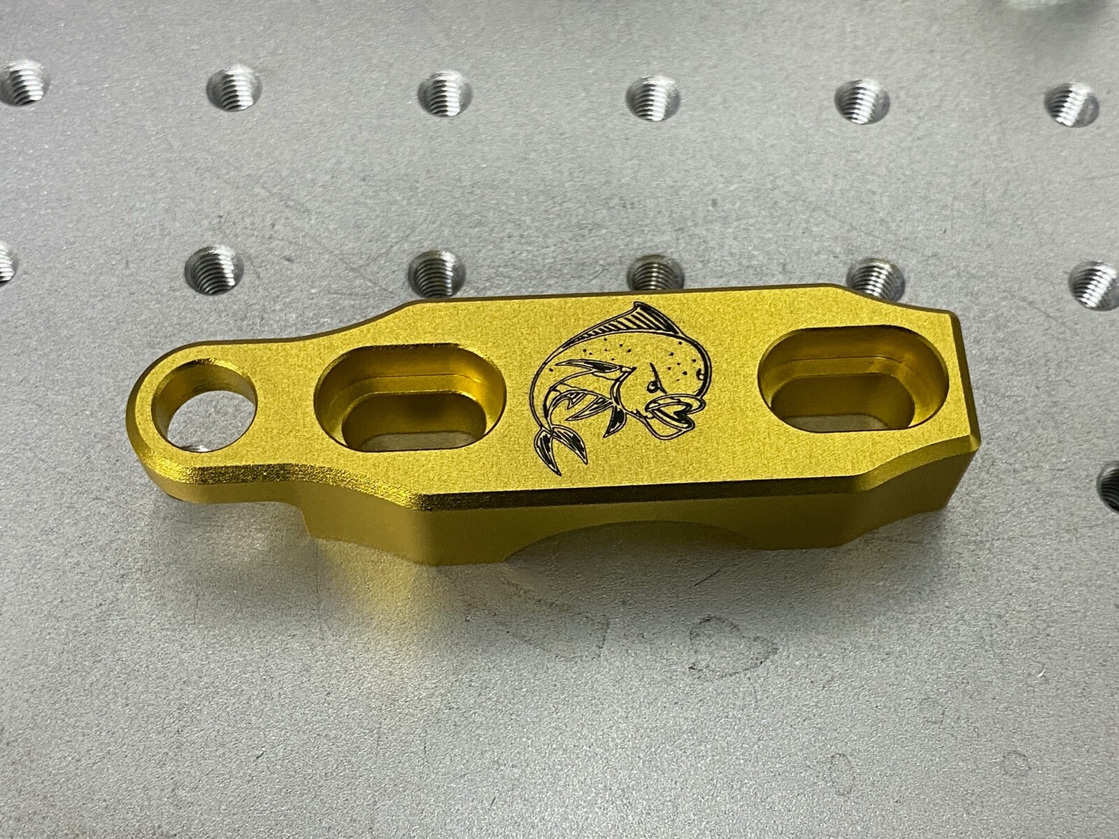 PENN International 20 30 50 70 Reel Clamp Anodized Aluminum Fishing Engraved