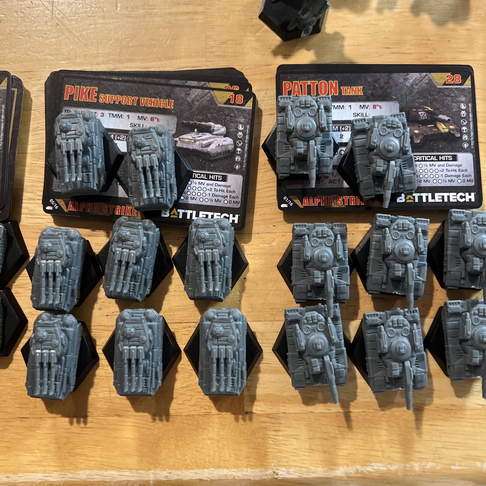 Battletech - Large Selection of Individual Vehicles [Mercenaries Kickstarter]