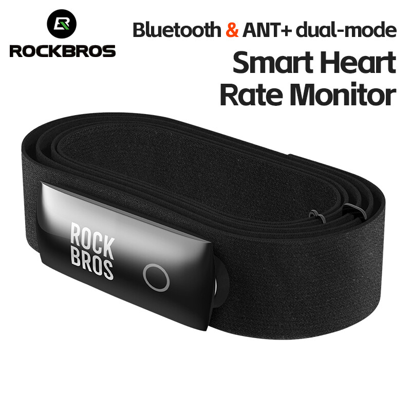 ROCKBROS Bike Wireless Computer GPS Heart Rate Monitor ANT+ Smart Speedometer