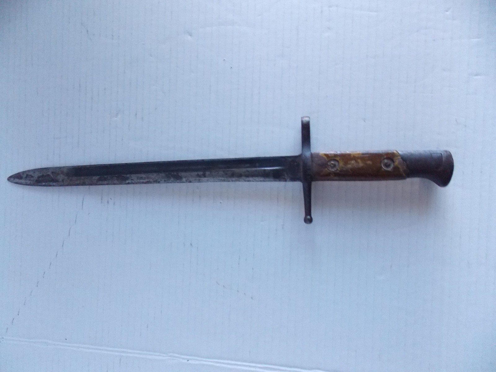 Antique WWI Swiss Army A8512 Bayonet 15 3/4"