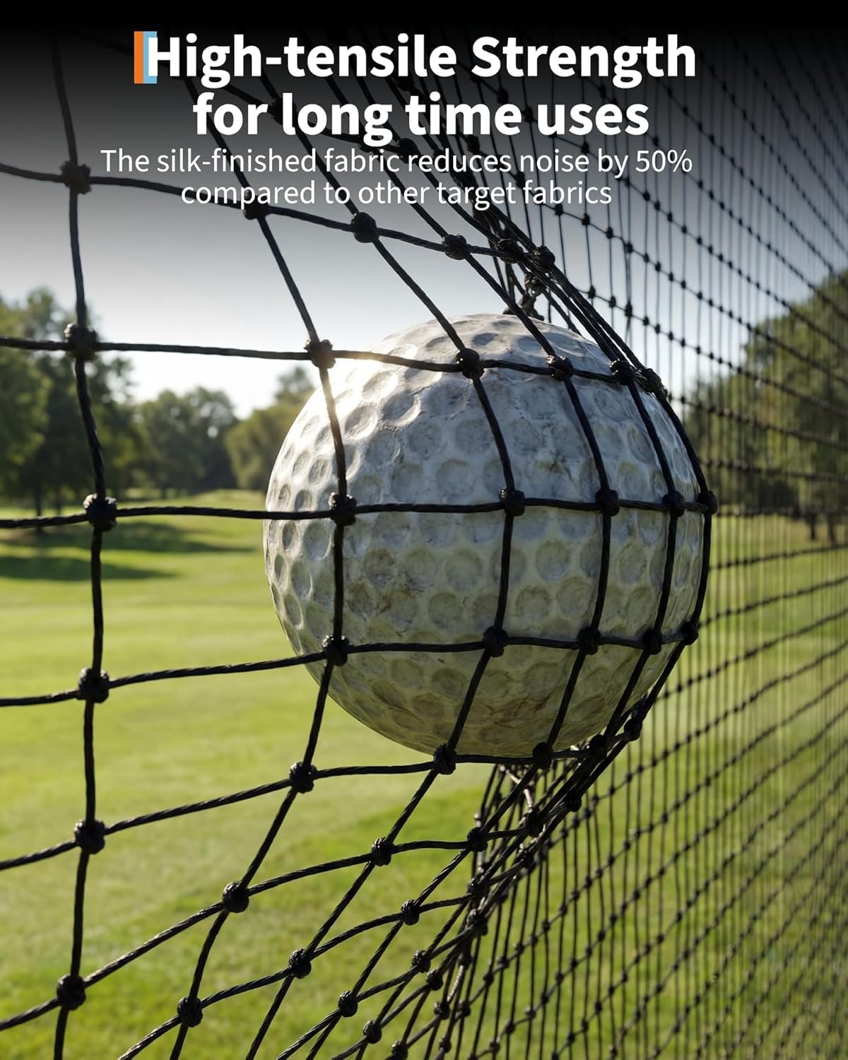 10x7.5FT Golf Hitting Net for Backyard,Heavy Duty Practice Net w Targeting Cloth