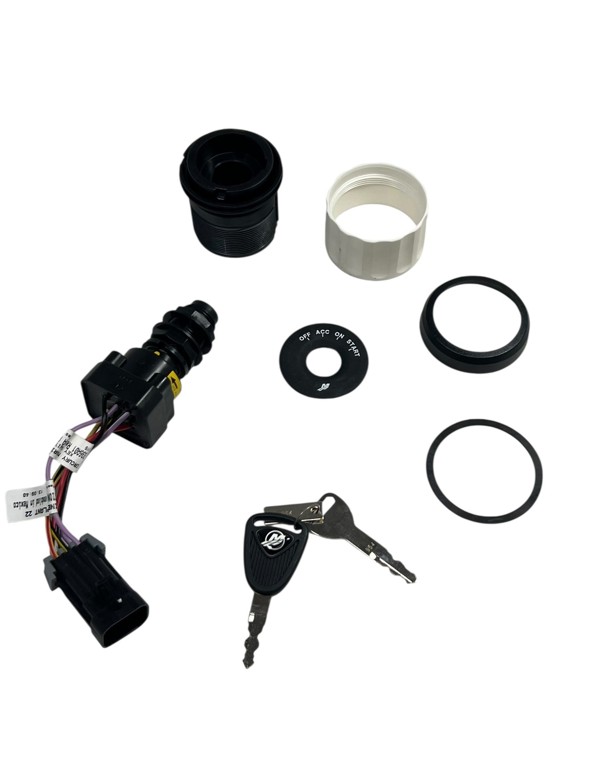 Mercury 87-892336A01, 4 Position Ignition Key Switch -NEW- OEM 87-893353A03