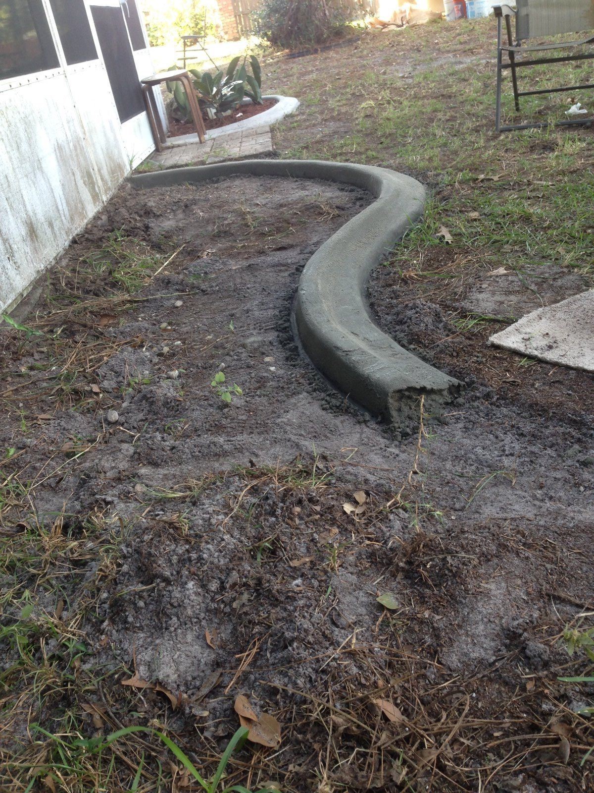 Custom curbing concrete edging landscaping DIY The original Curb It Yourself