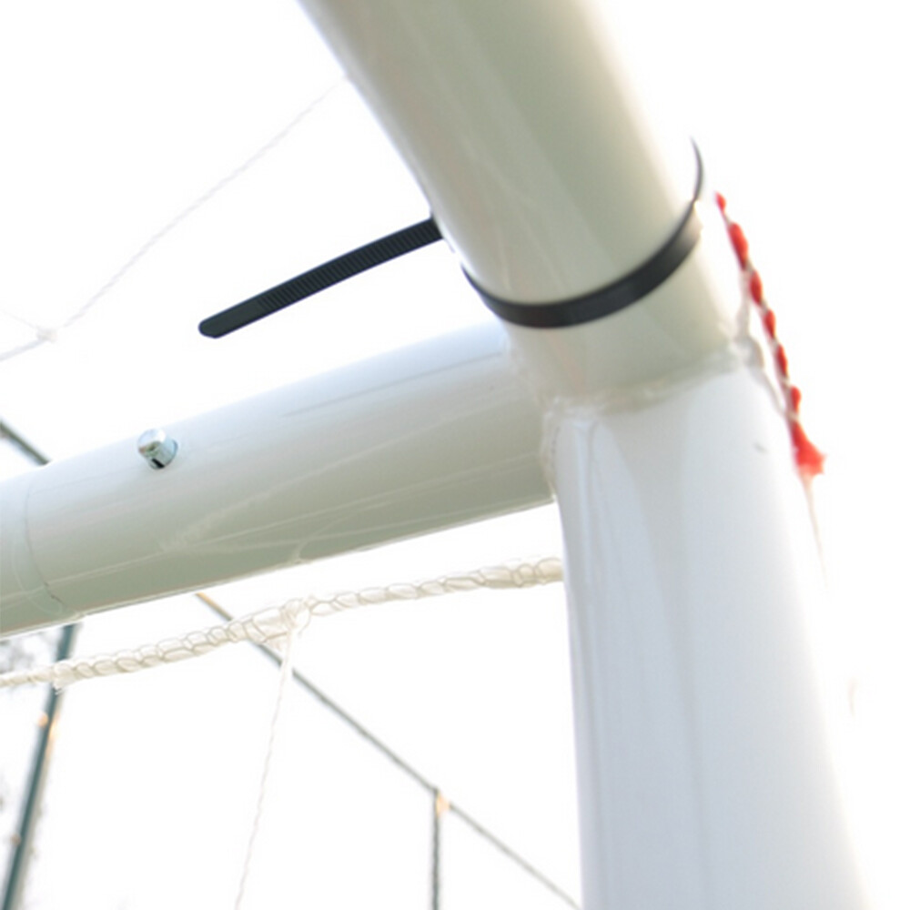 Portable Goal Soccer Steel Frame 12' x 6' Football Net Quick Ball Sport Training