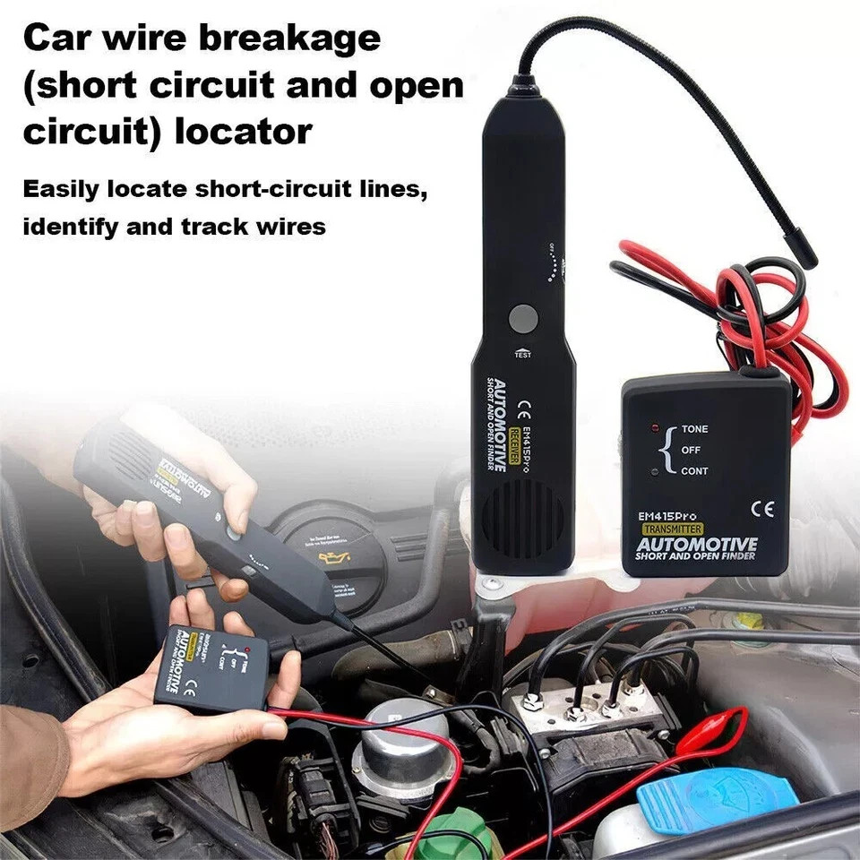 Automotive Circuit Tester Short & Open Finder DC 6-42V Car Wire Tracker Tool