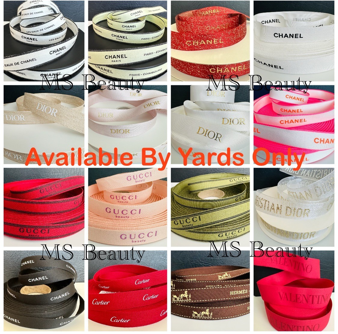 Ribbons Authentic By Yard Only 1Yard x 36" (Choose Ribbon - Combined Shipping)