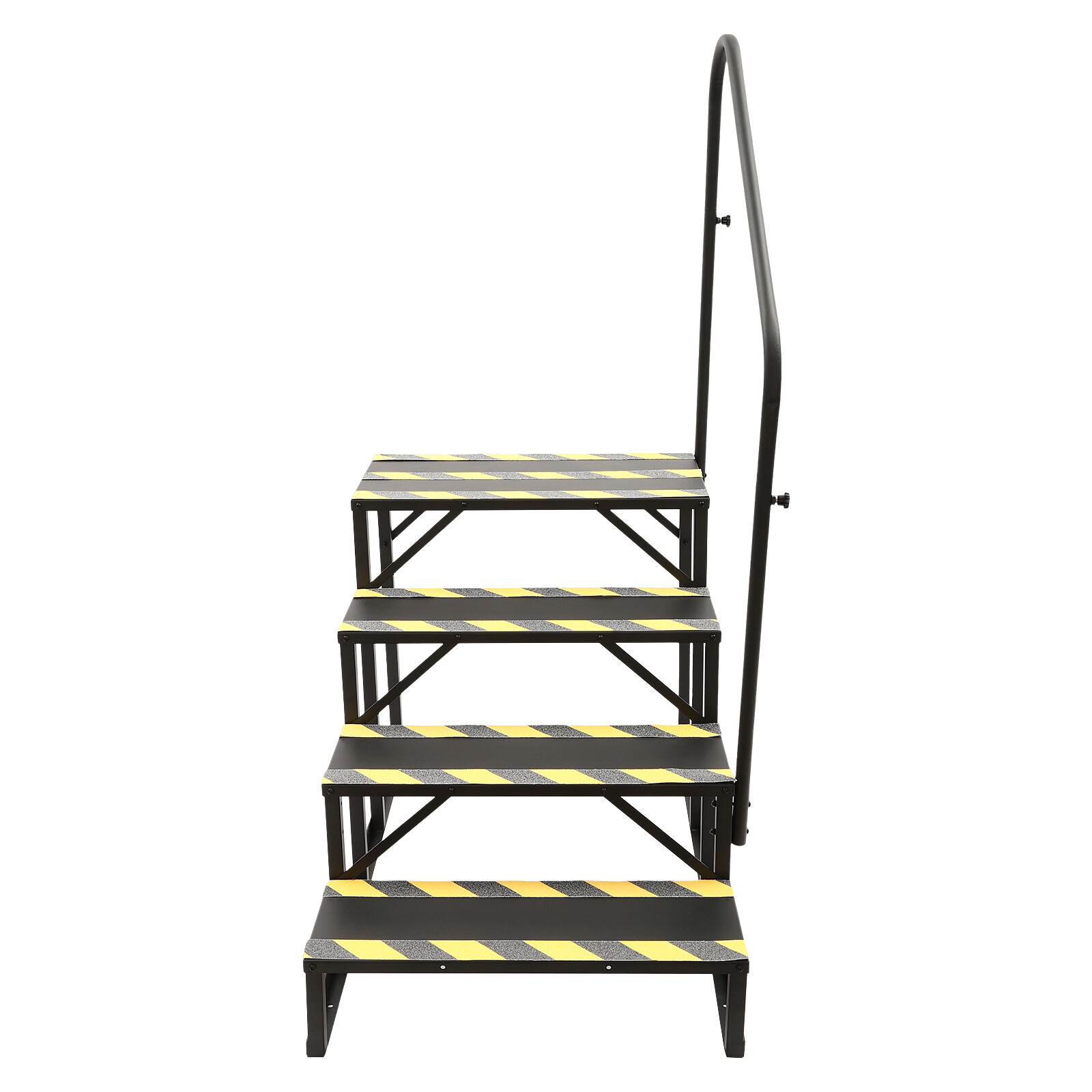 4-Steps Ladder W/ Handrails Swimming Pool Ladder Above Ground Stair Step Stool