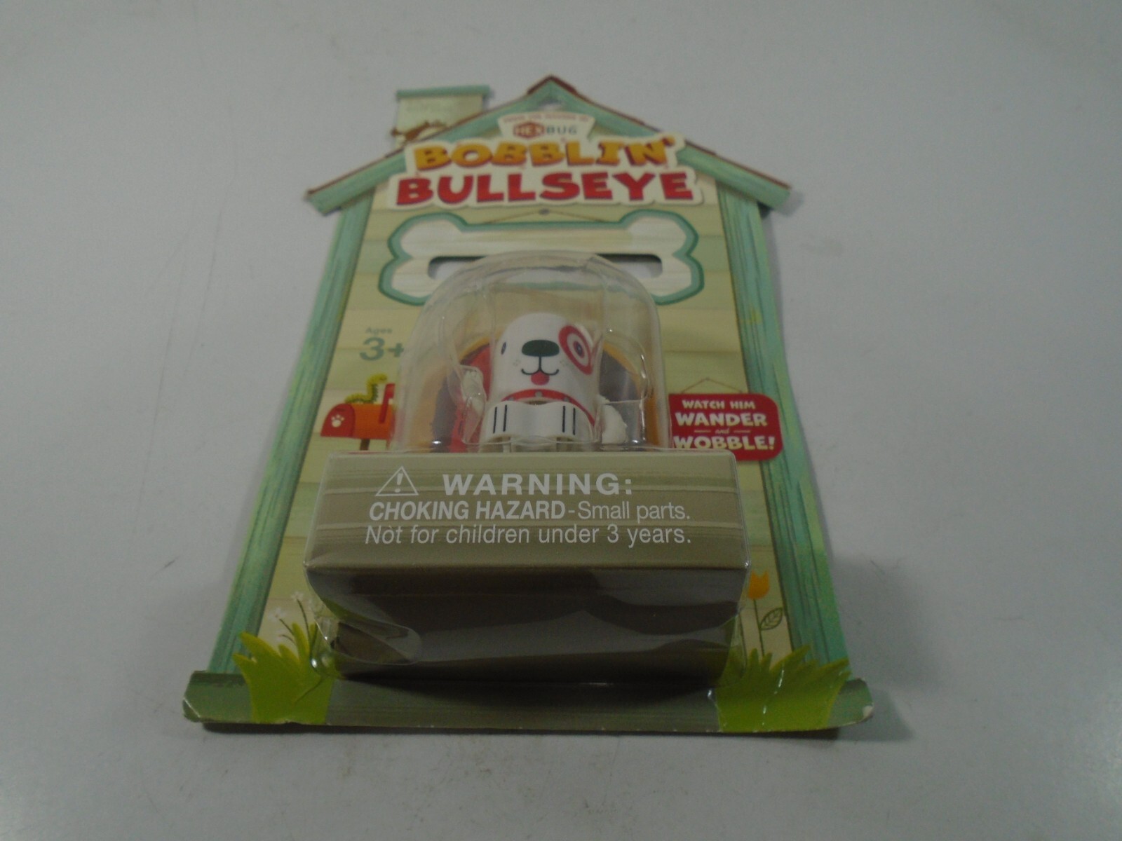 2013 HEXBUG--TARGET'S BOBBLIN' BULLSEYE DOG (LOOK) NO GIFT CARD