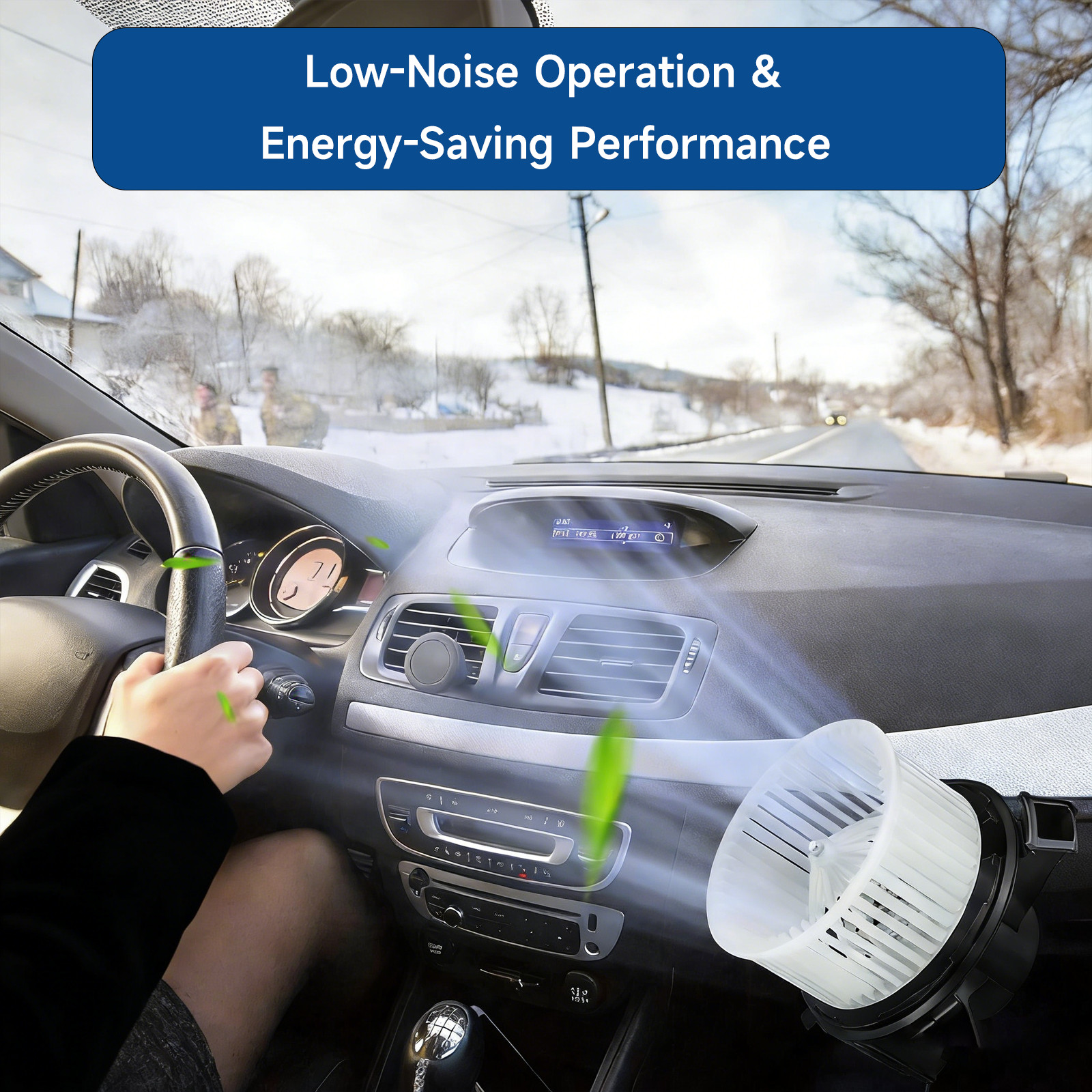 A/C Heater Blower Motor For Chevrolet Silverado GMC Sierra 1500 2500 3500 Tahoe