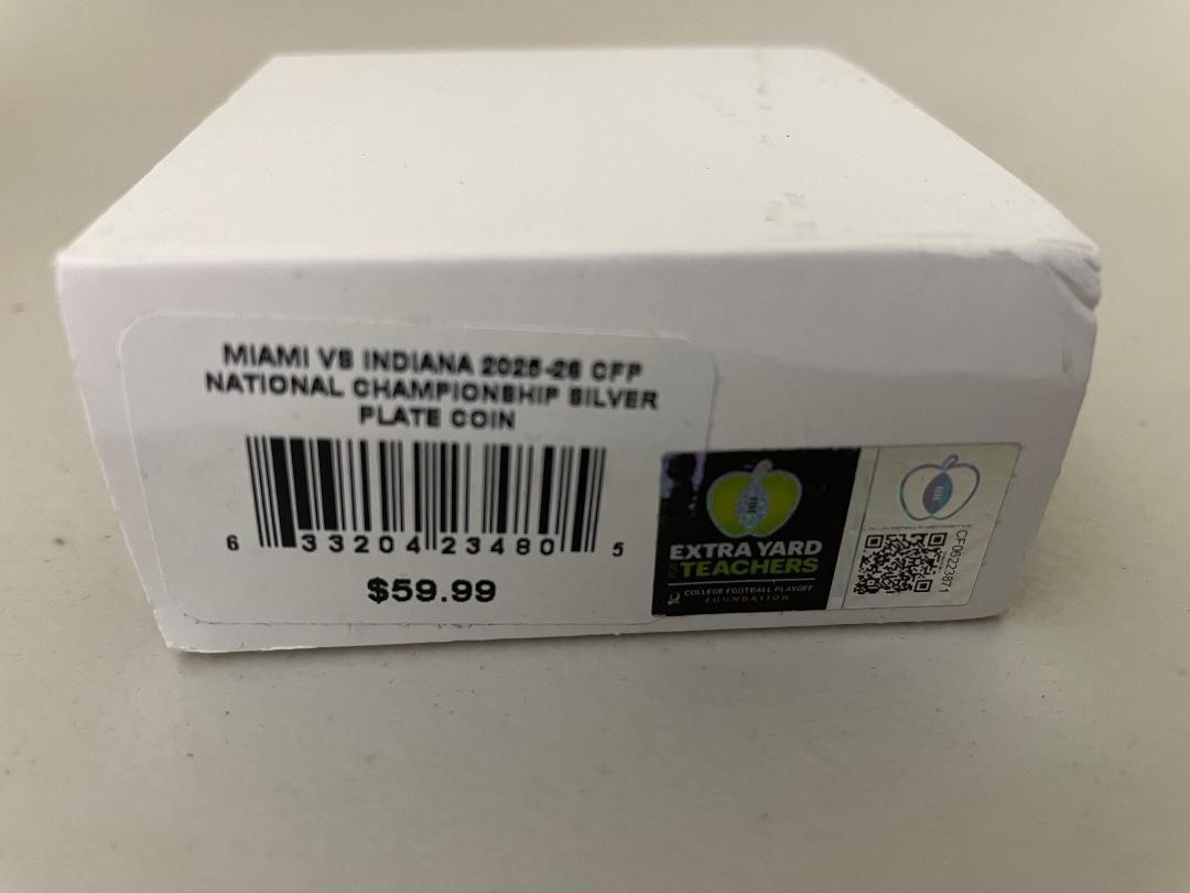 2 Pack Coin Combo from the 2026 CFP College Football National Championship Miami