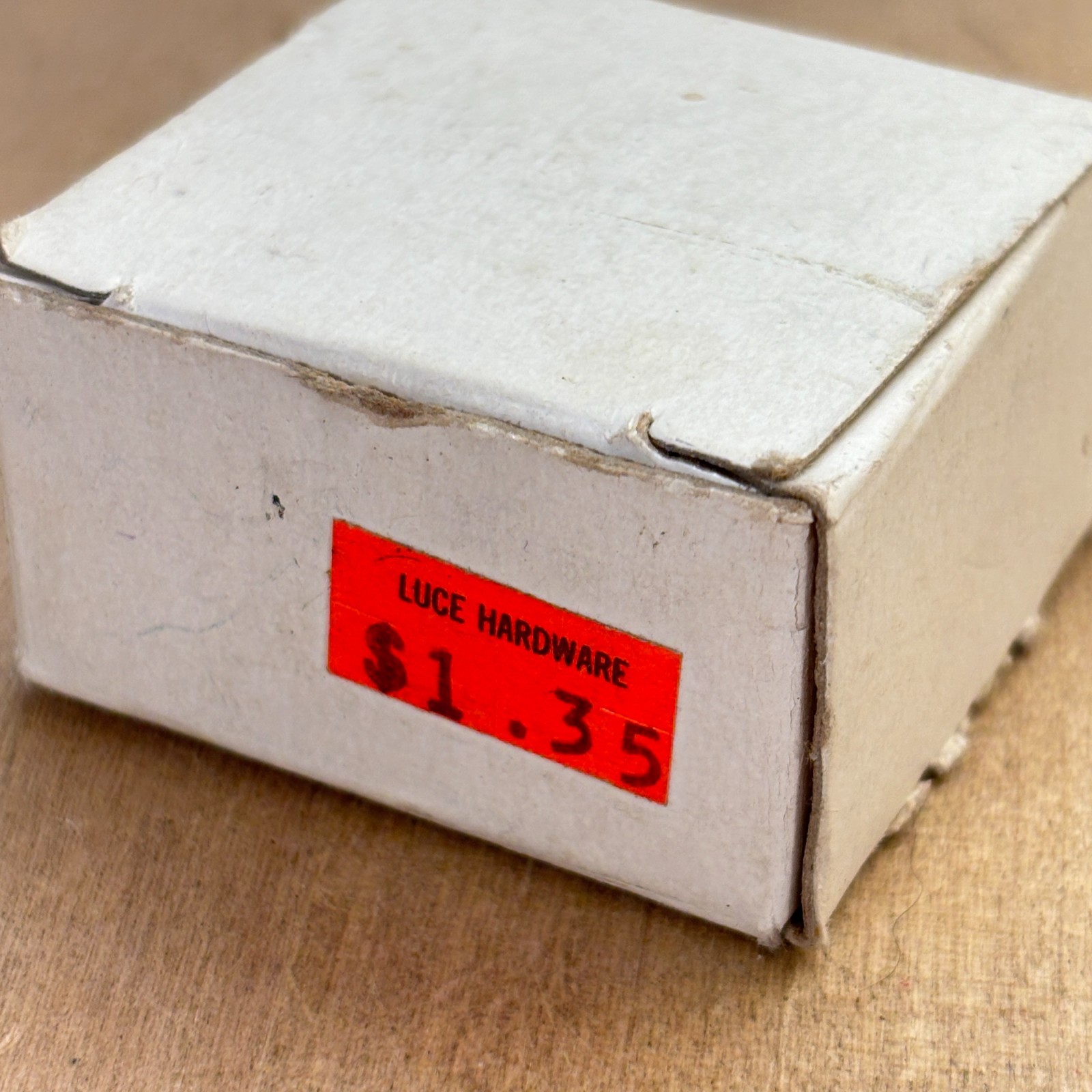 Vintage 2 OZ Brass Escutcheon Pins 1" NOS, Partial Box