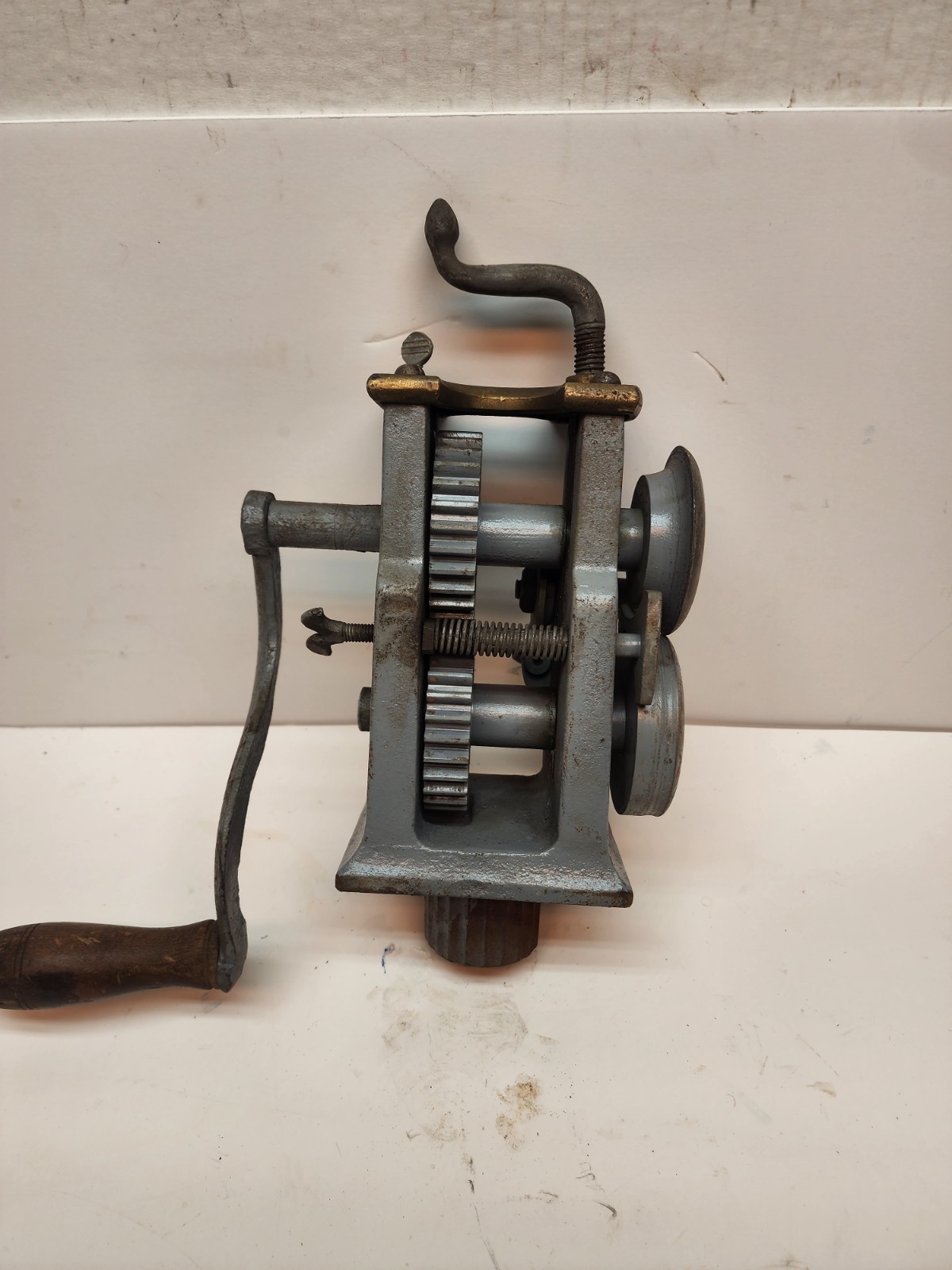 Roys & Wilcox Brass Top #6 turning Machine Sheet Metal Bead Roller Crimper Bead