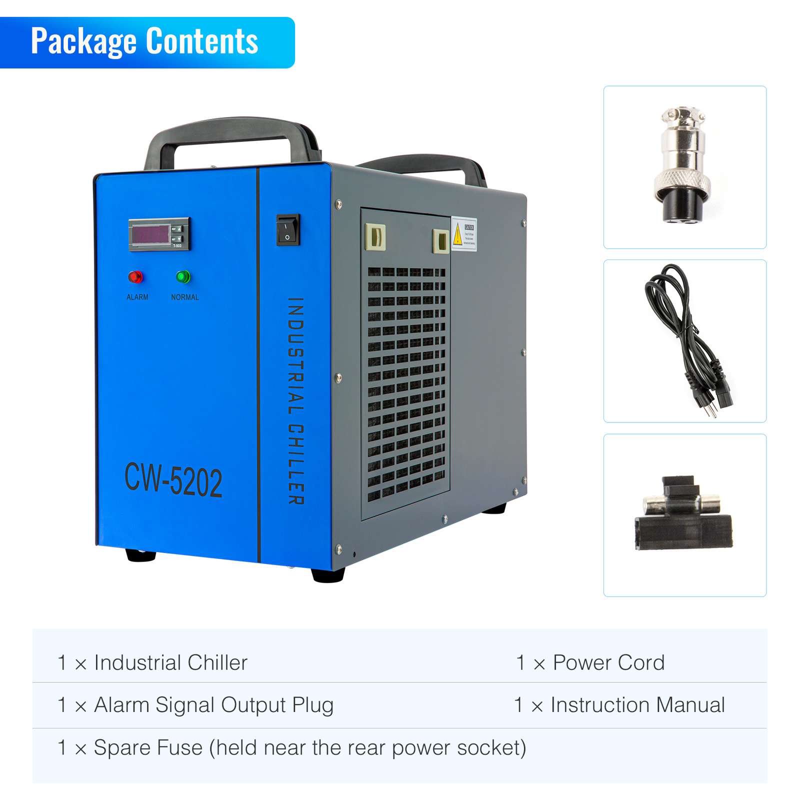 OMTech Water Chiller 6000 5202 5200 5000 3000 for CO2 Laser Engraver Cutter