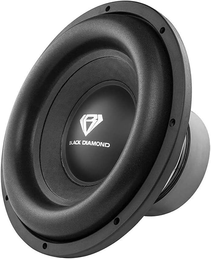 Black Diamond 12" Subwoofer Dual 2+2 Ohm 600 Watts RMS DIA-R12D2