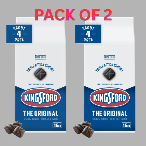 Kingsford Original Charcoal Briquettes, 16 lbs, 2 Pack