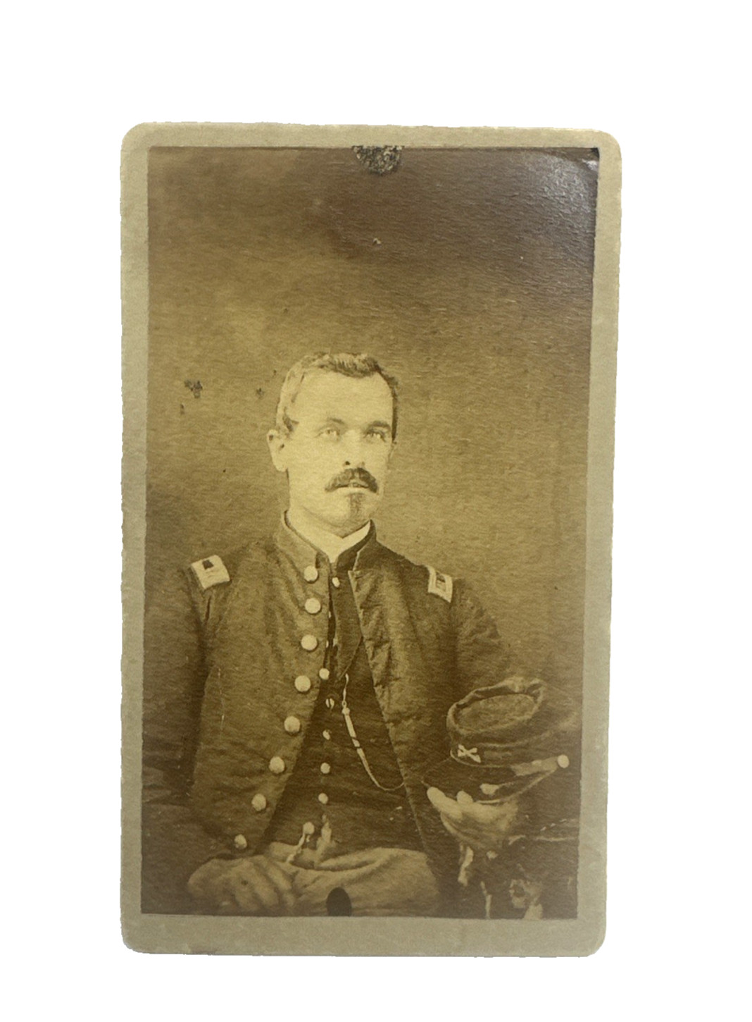 Civil War CDV Captain Wiliam Reisinger Union Officer 1863 Photo 11th PA Calvary