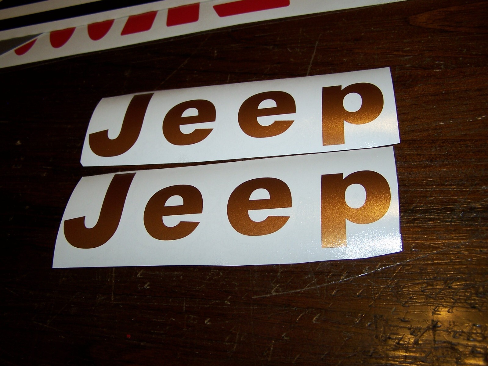 JEEP CJ FENDER VINYL DECAL SET CHOOSE COLOR YJ WRANGLER SCRAMBLER CJ5 CJ7 CJ8