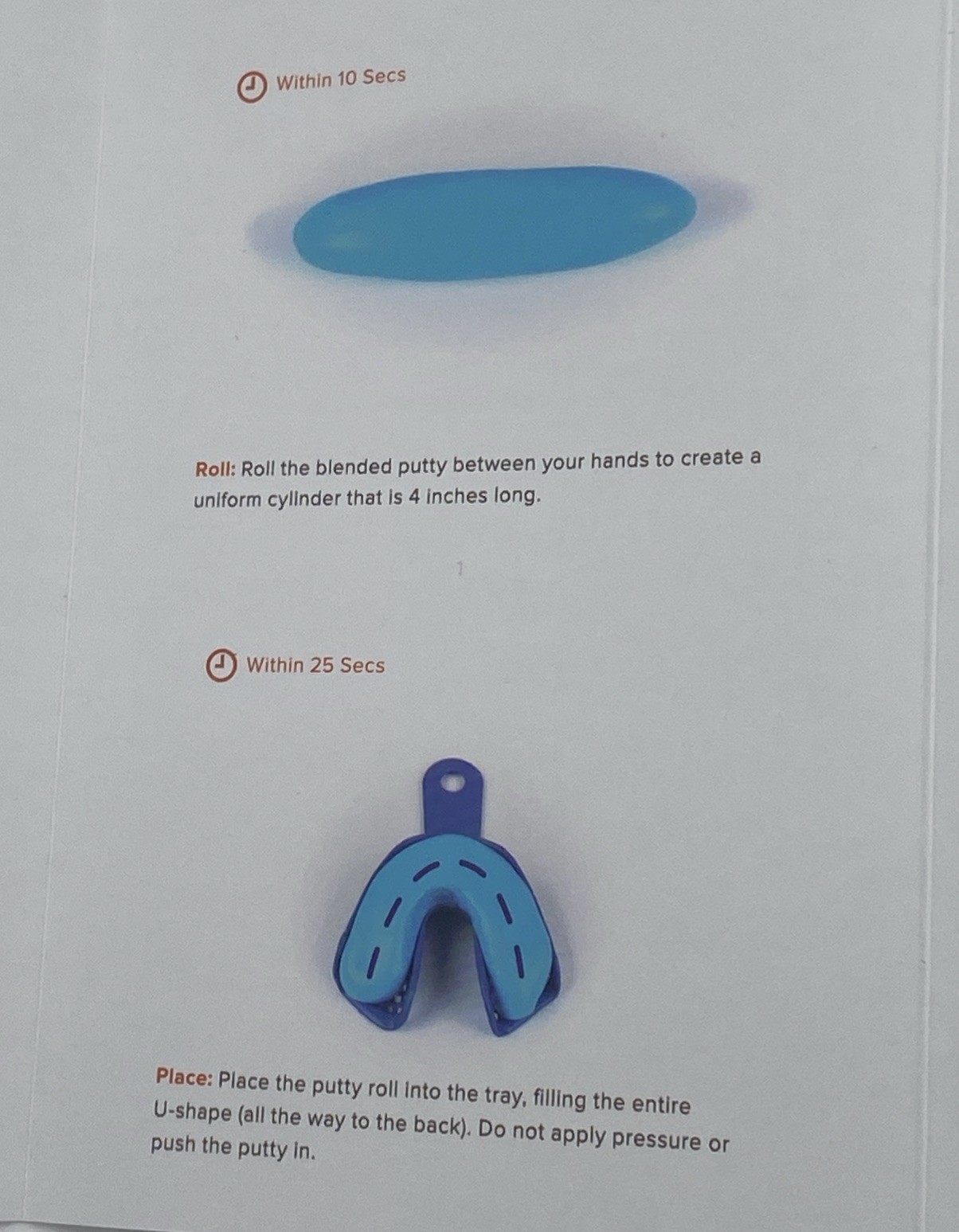 Dental Impression Putty Mold Kit UPPER & LOWER For Grills And Crowns