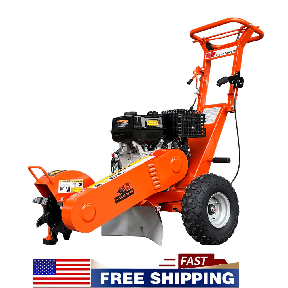 NEW 420cc 15HP Stump Grinder, Recoil, 15'' Cutting Height/10'' Cutting Depth