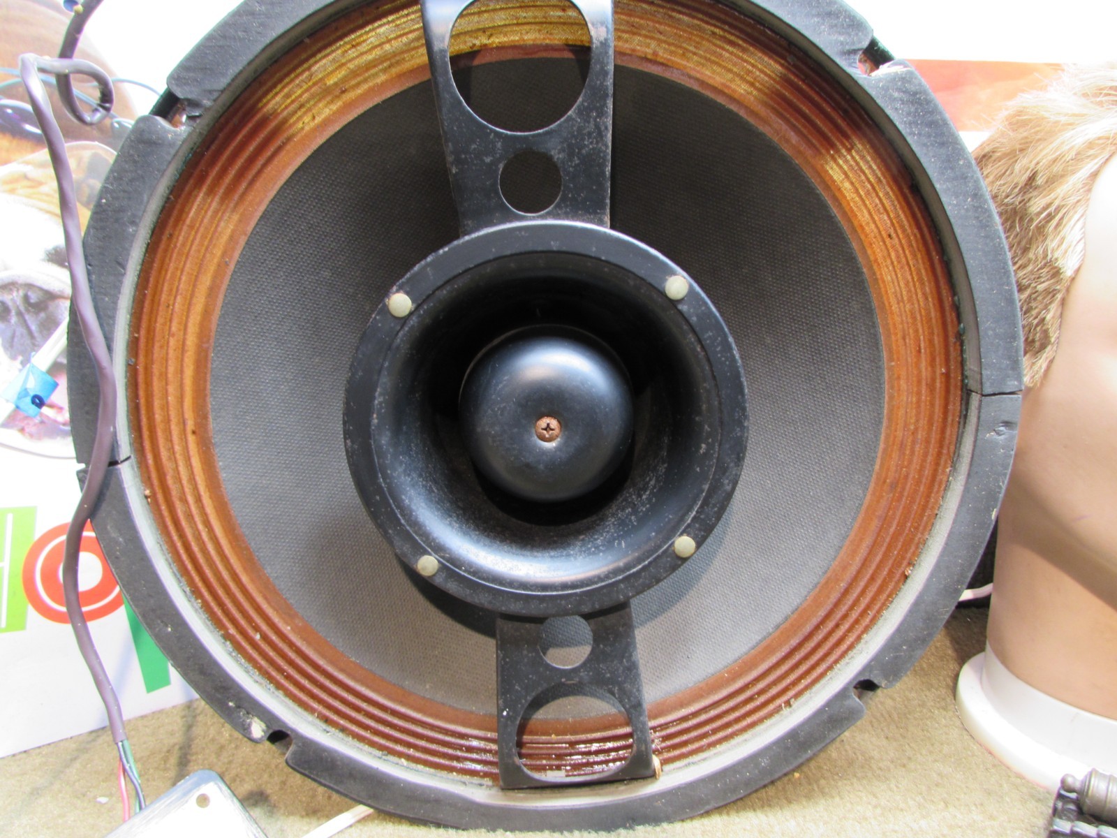 ESTATE* VTG HEATHKIT AS-183 COAXIAL 2-WAY 12" SPEAKERS w/HiFreq. Controls~VIDEOS