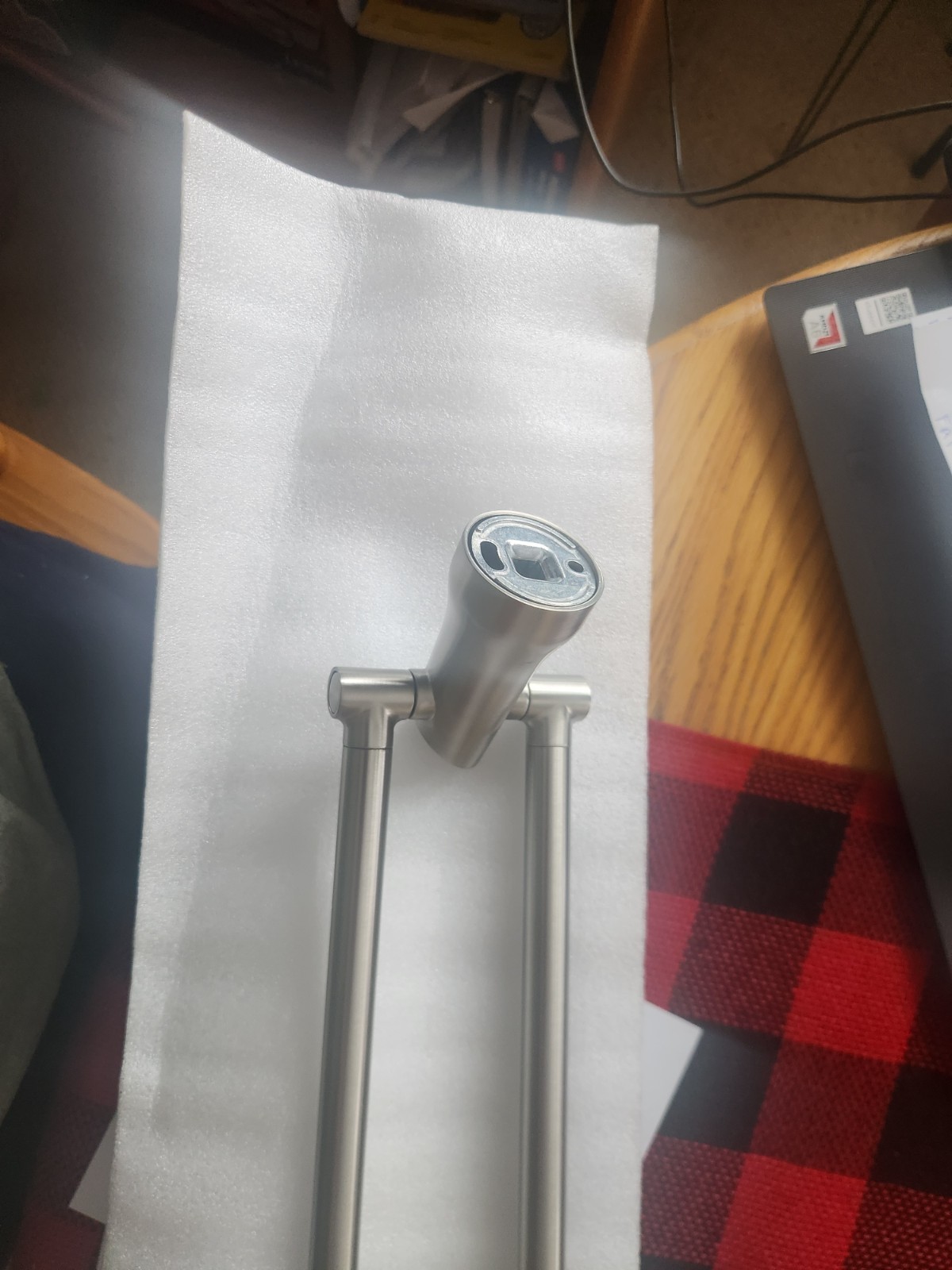 Kohler 5669-BN 19 3/8 inch Toobi Pivoting Towel Bar Vibrant Brushed Nickel