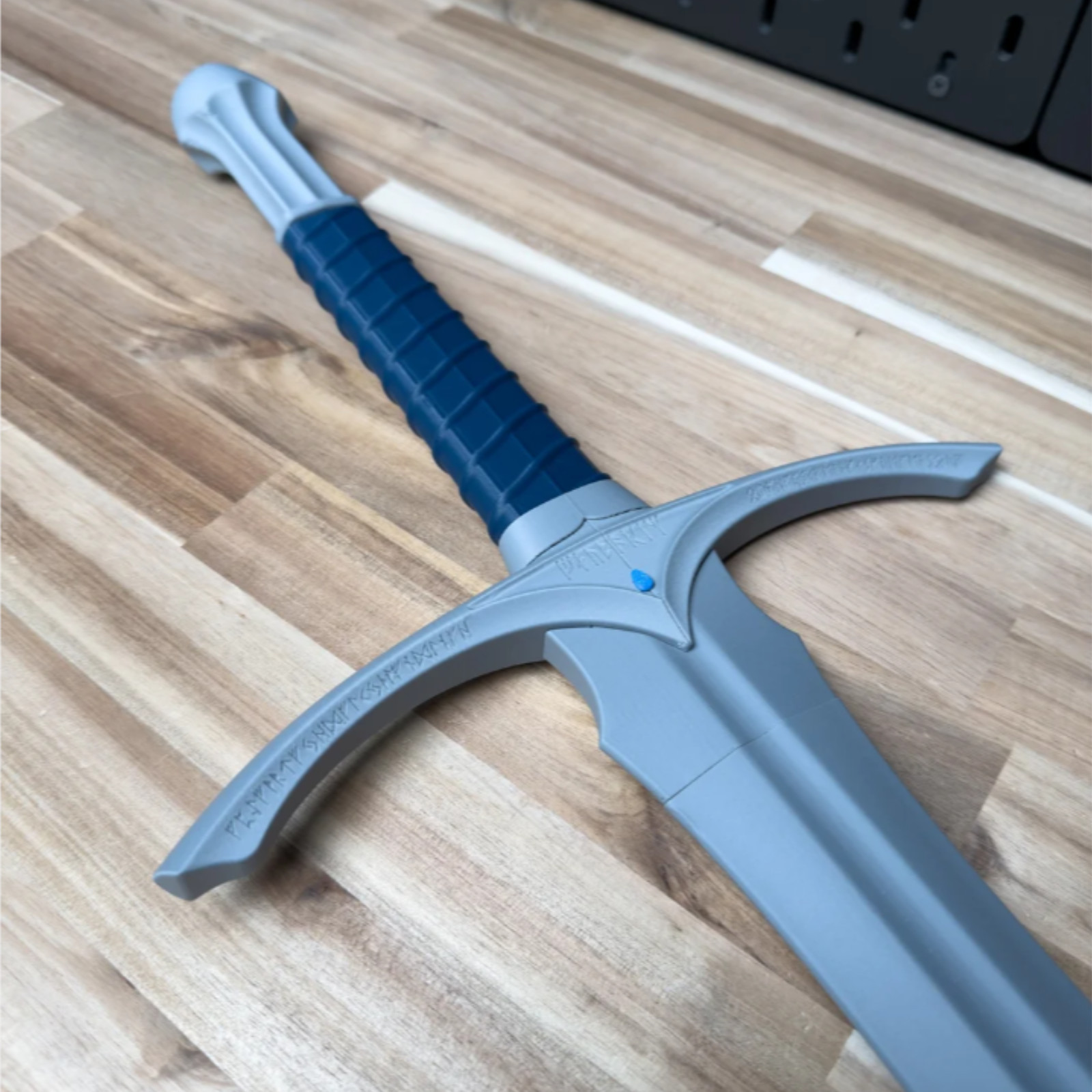 Glamdring Gandalf's Sword Replica 47-Inch 3D Printed Display