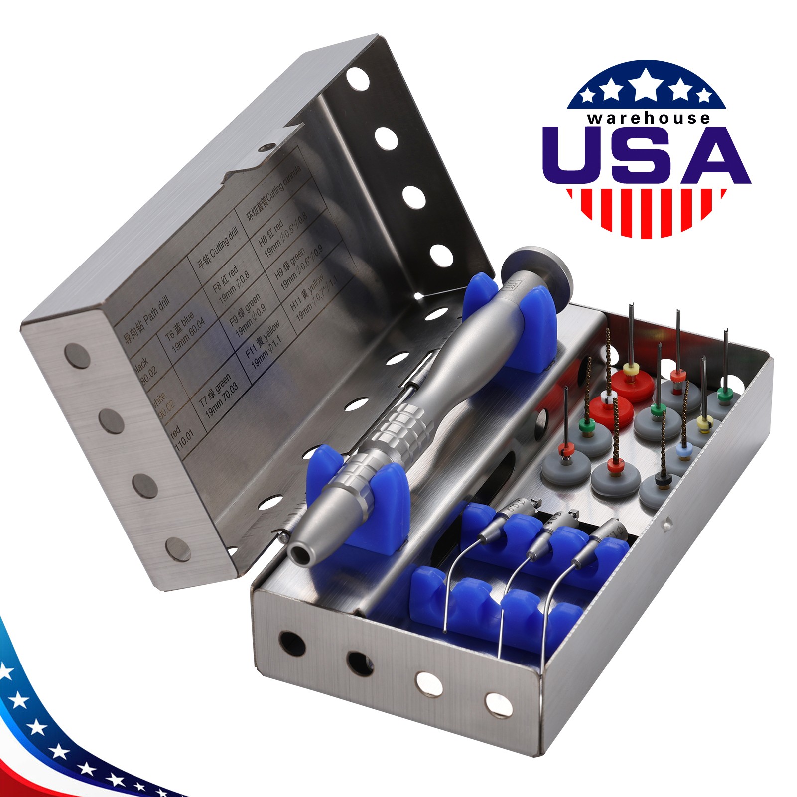 Dental Broken File Extractor Endodontic Removal System Kit Root Canal