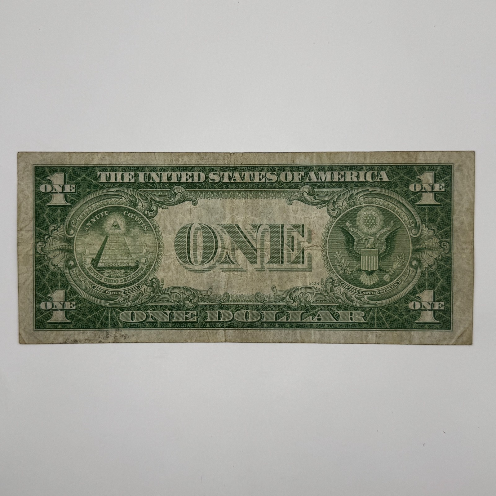 Experimental "S" 1935A $1 Silver Certificate 7271C
