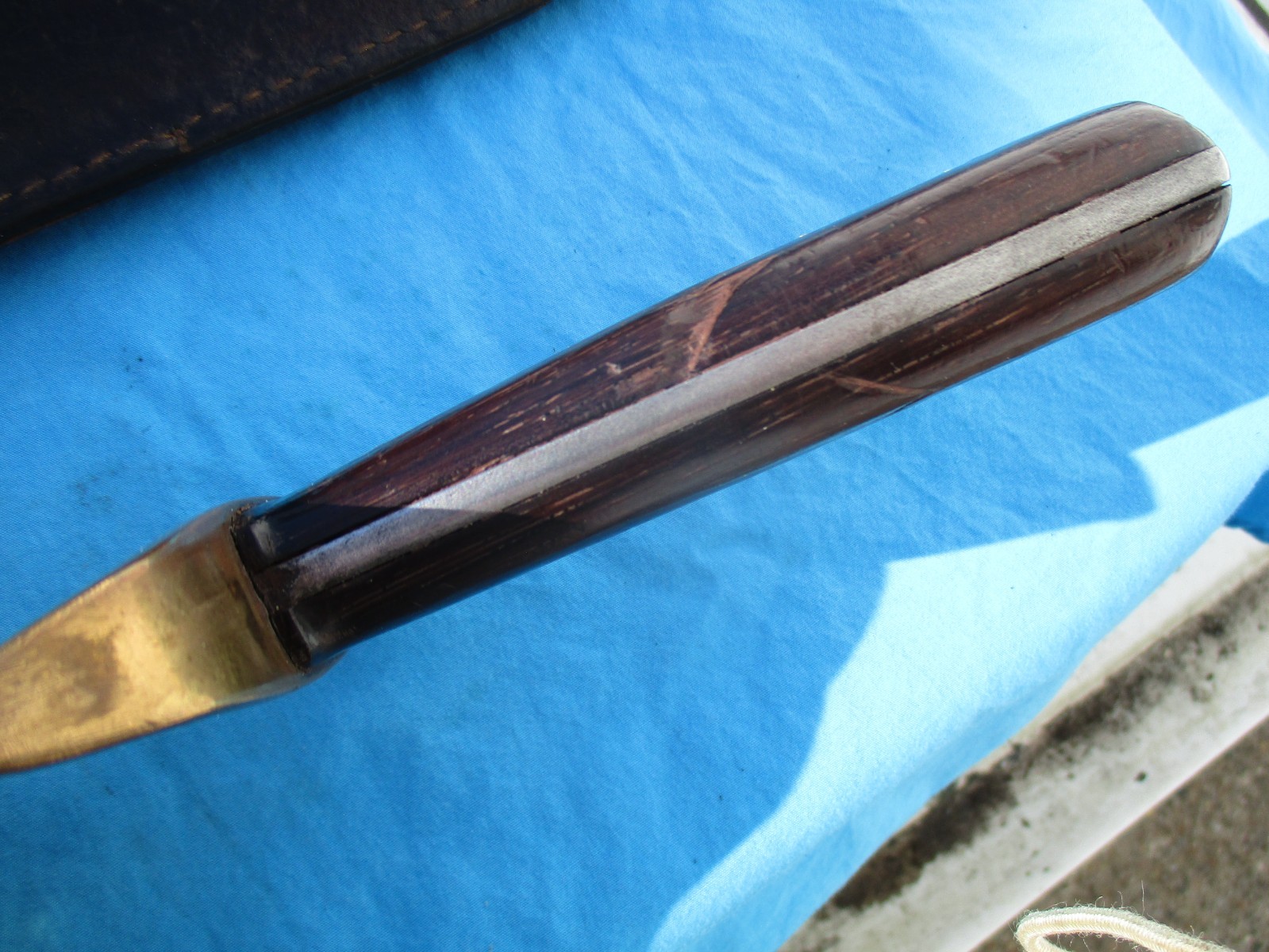 Vintage Western Bowie Knife 1960s Vietnam Era Old Used (Not Marked W49)