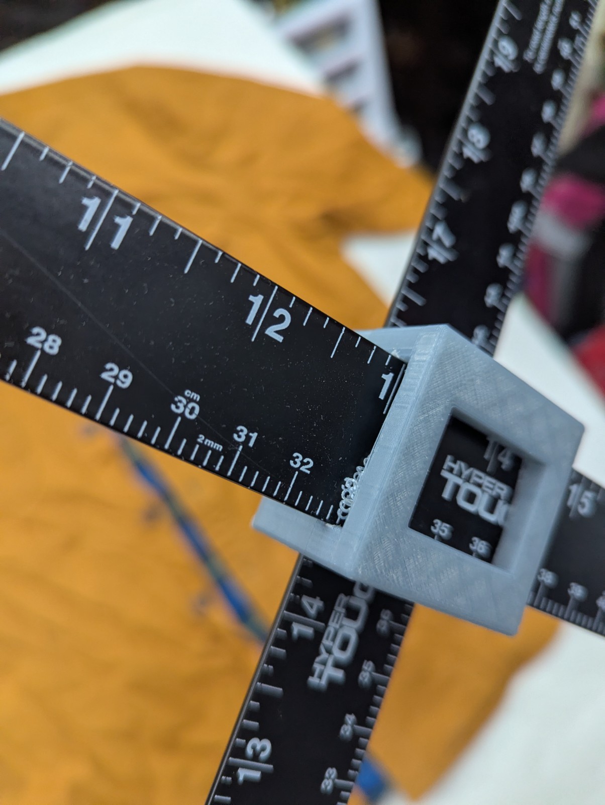 Plastic Yardstick Reseller Ruler Adapter Tool For clothing Quick Measurements