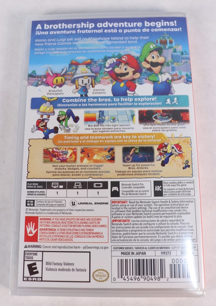 Nintendo Switch Mario & Luigi Brothership New