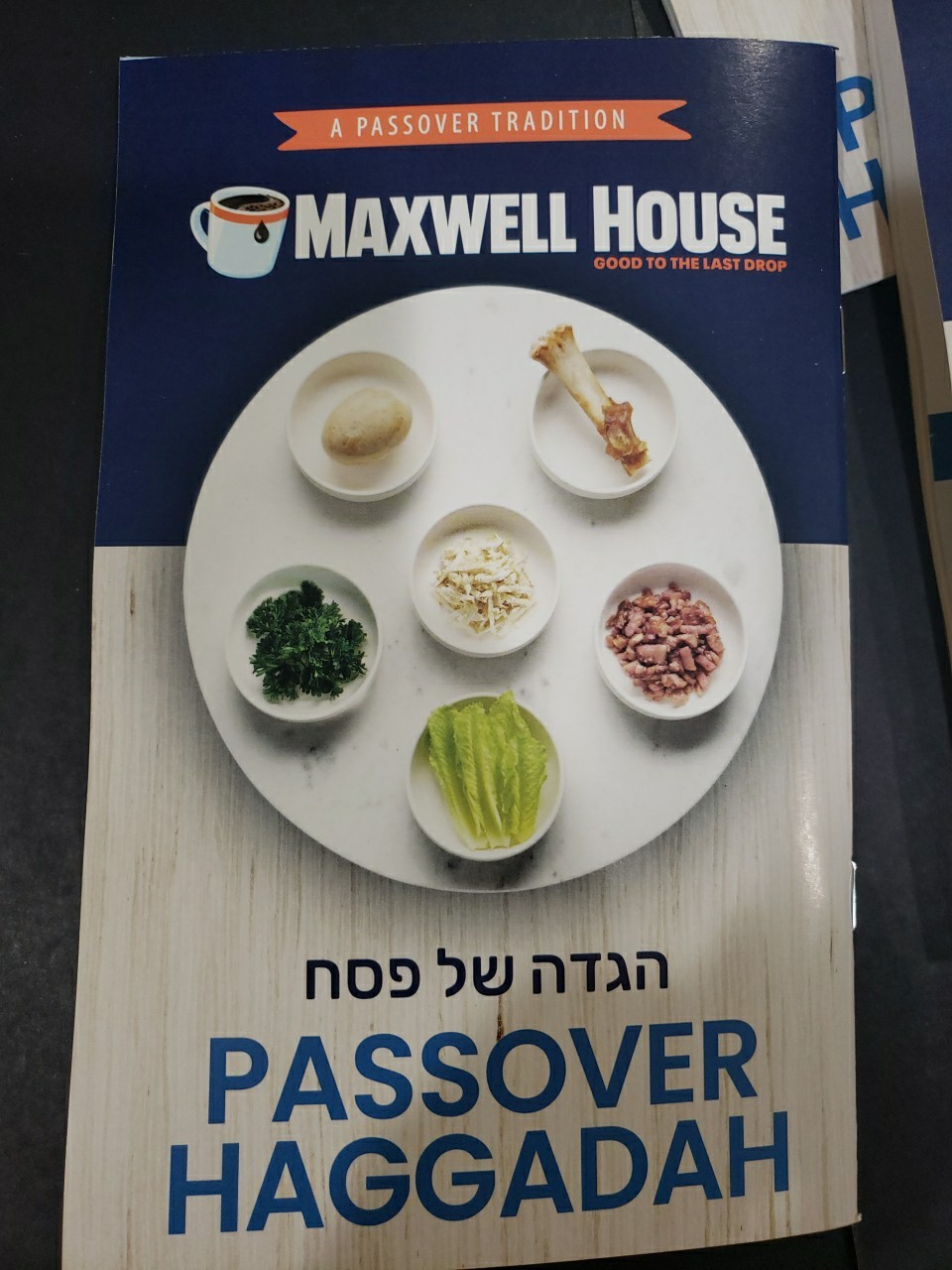 5 Passover Haggadah Maxwell House 2025-ships by Monday 3/23 via USPS Priority