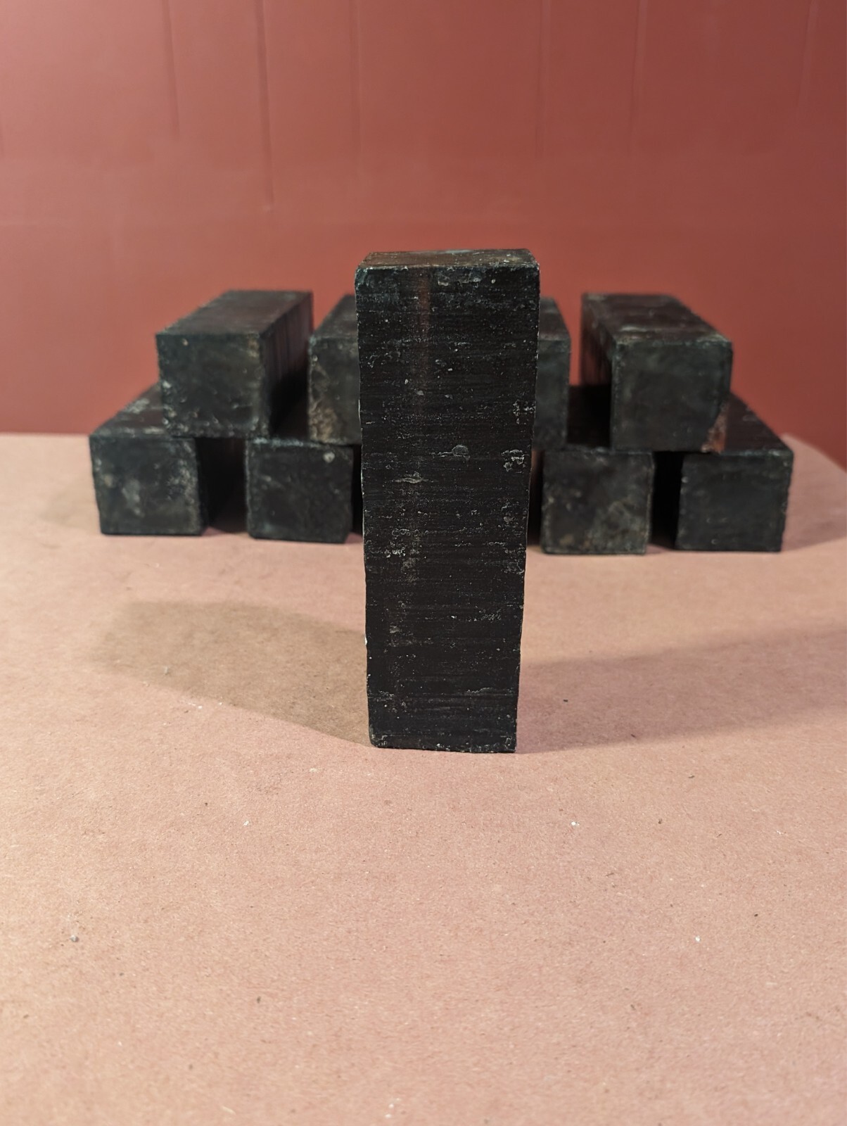 Gaboon Gabon Ebony Turning Blank Spindle Wood Block 2" x 2" x 6"