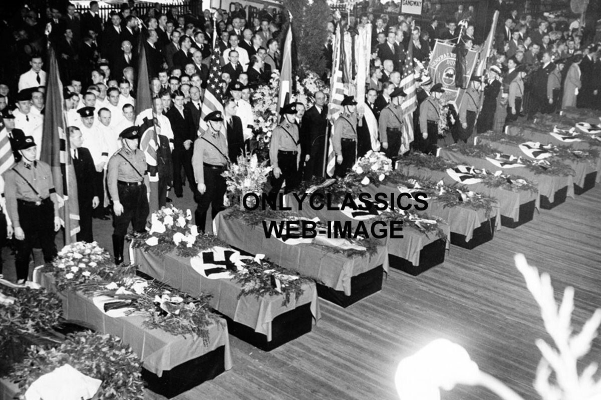 GERMAN AIRSHIP HINDENBURG DIRIGIBLE 34-4X6 PHOTOS LAKEHURST NJ AVIATION MILITARY