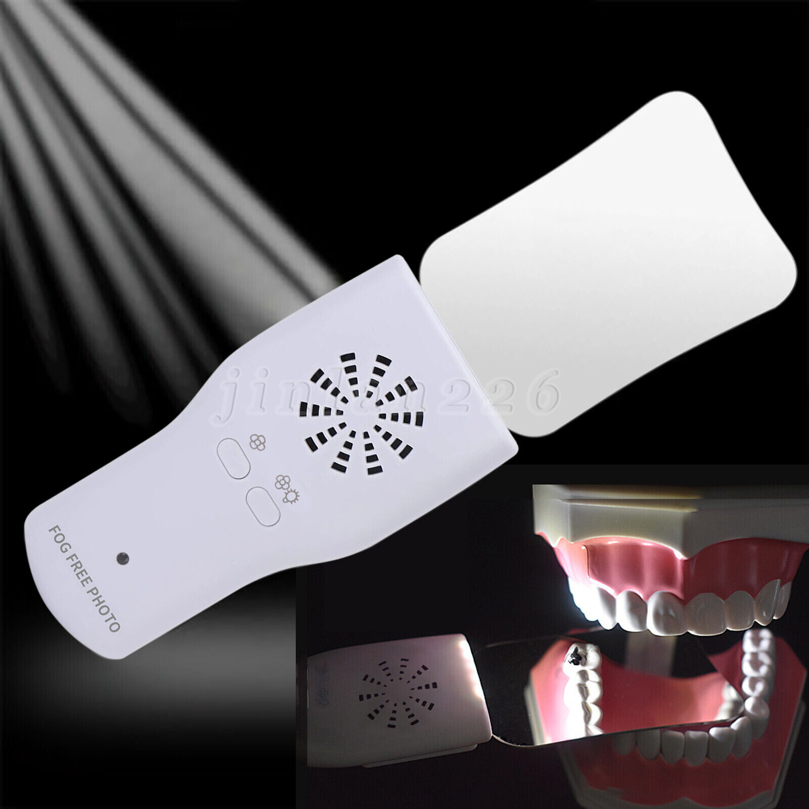 Espejo Oclusal Dental Sin Niebla LED Intra Oral Foto Sistema Espejo Reflector