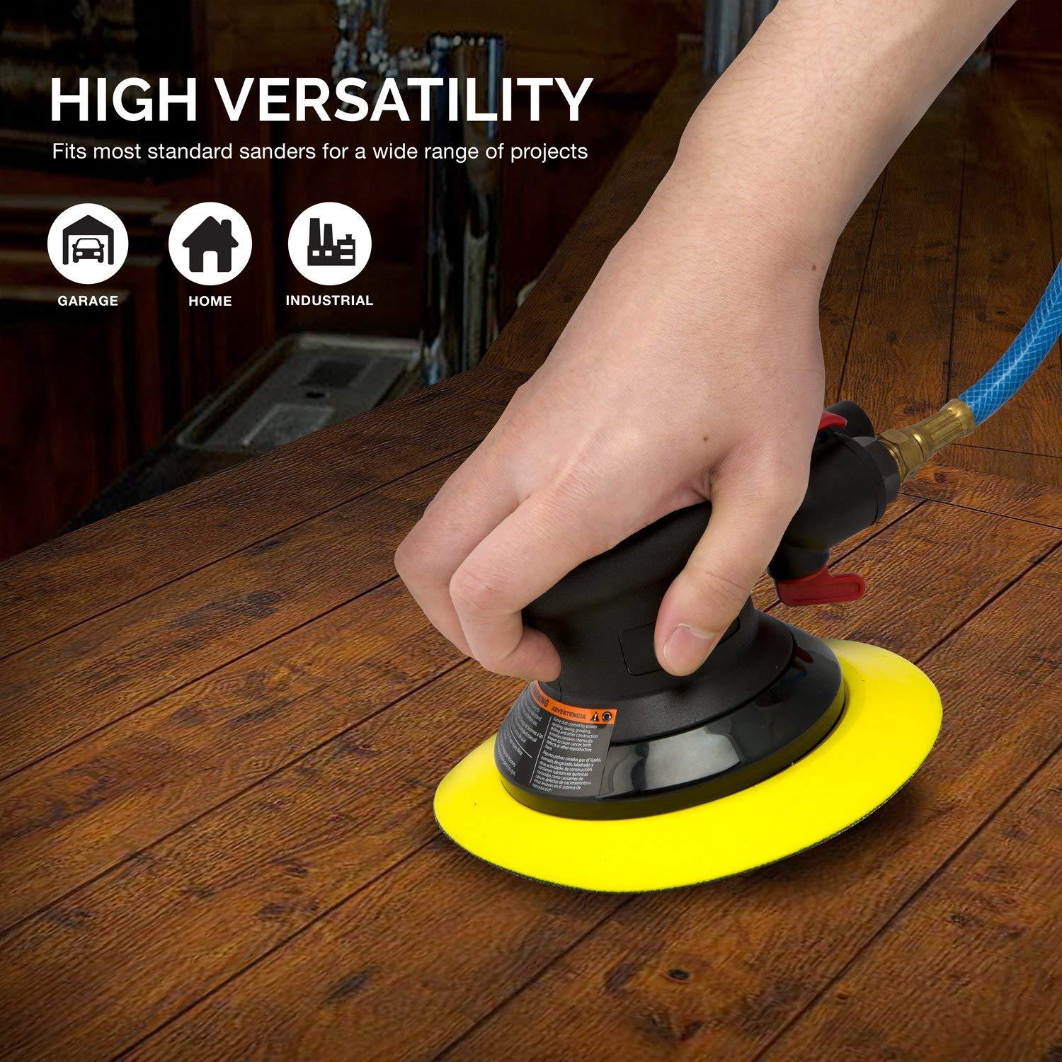 Neiko 30267A Flex-Edge Hook and Loop Backing Pad, 6-Inch | 10,000 RPM