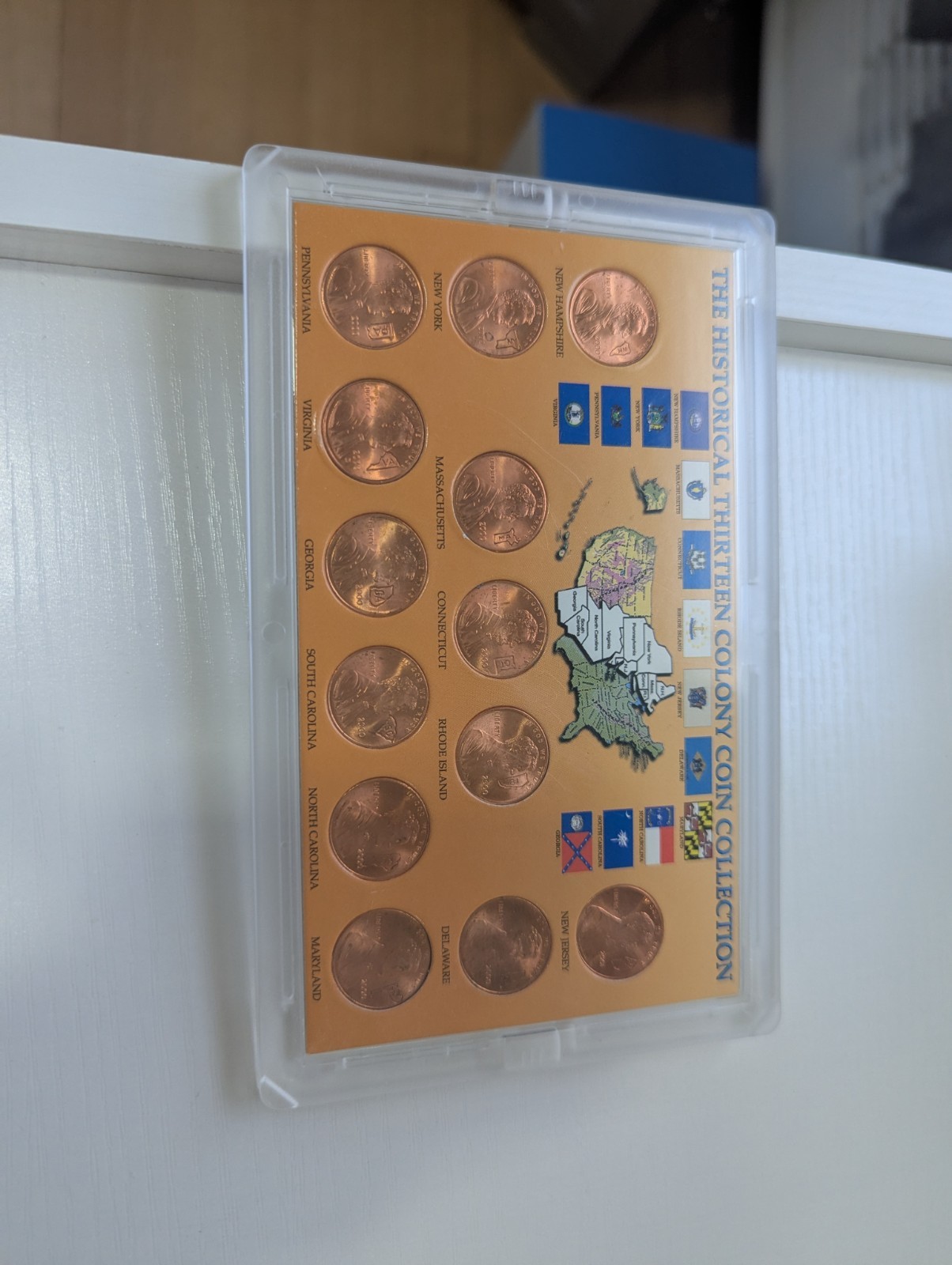 The Historical Thirteen Colony Coin Collection - Engraved Pennies