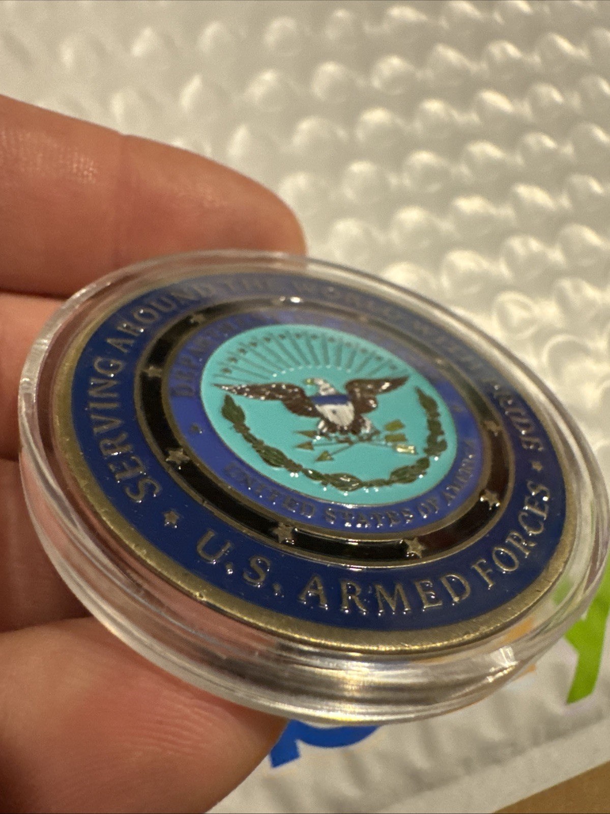 Department of War Defense Challenge Coin Commander Police Trump Sniper USA GIFT