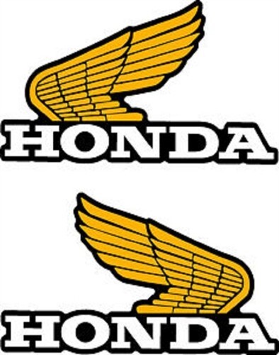 LICENSED HONDA VINTAGE 1975 CR125M tank wing decal sticker set AHRMA CR125