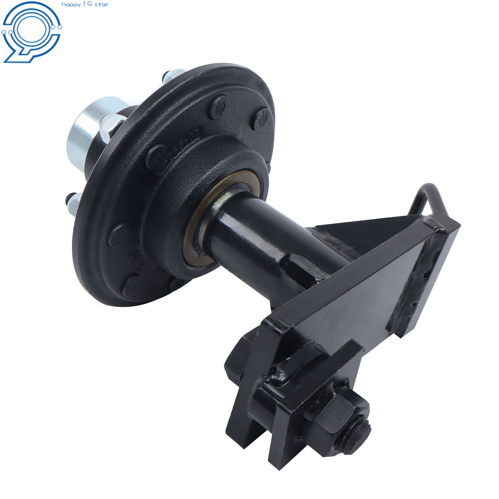 Shipping Container Wheels 8x6.5 Lug Bolt-On Spindle Kit with Handle