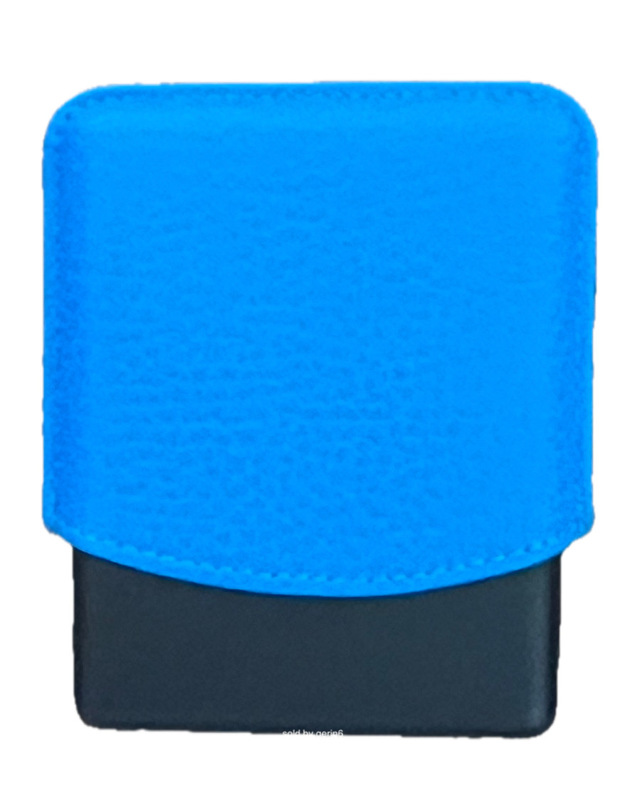 S.T. Dupont Leather Cigarette / Cigarillo Case Fluo Blue, 183116 New In Box