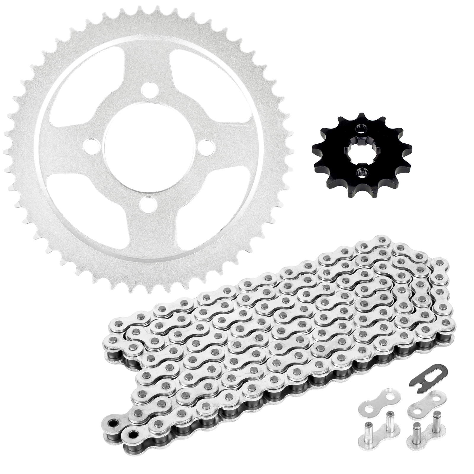 Caltric Drive Chain and Sprockets Kit for Yamaha TT-R125 TTR125E 2002 2003-2010