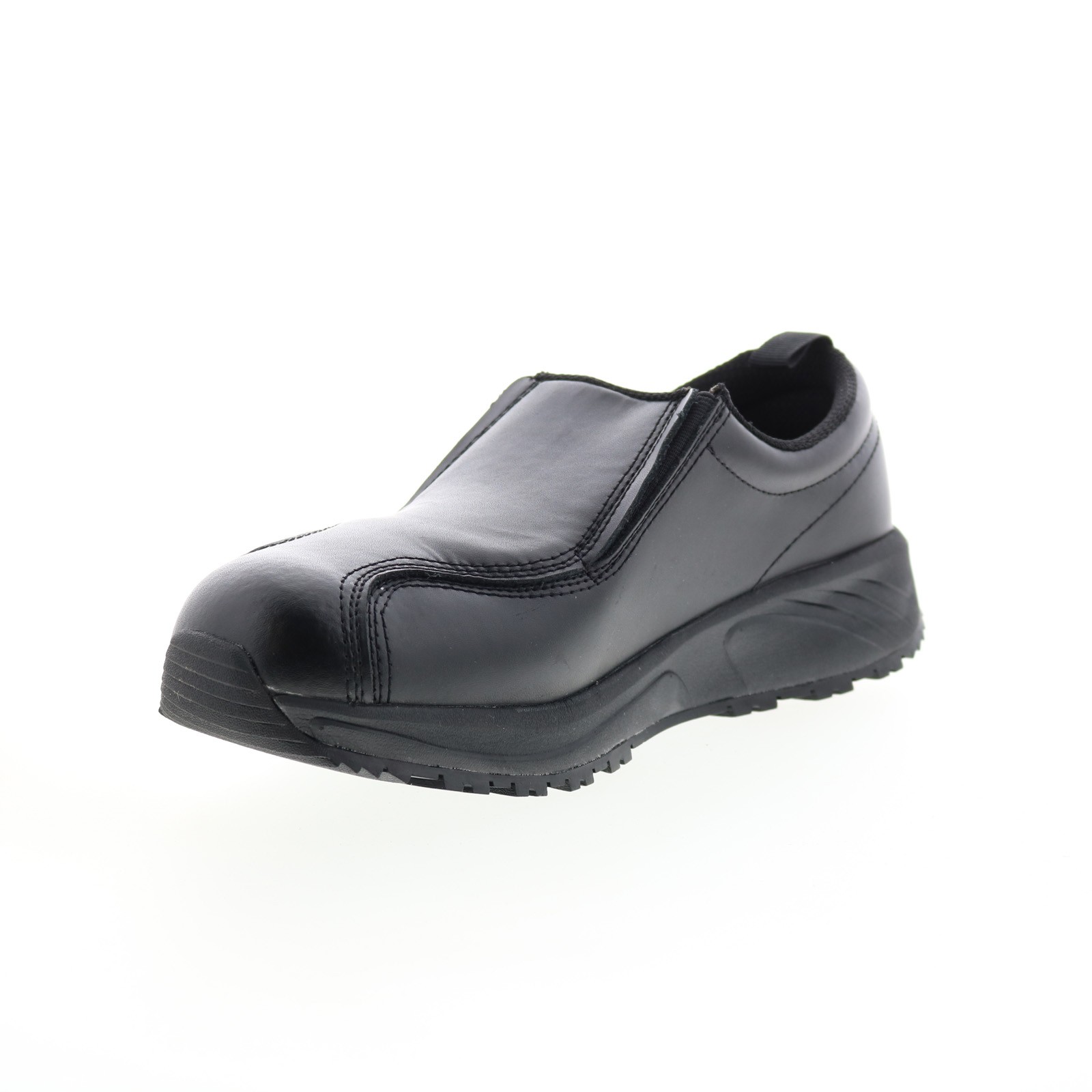 Nautilus Skidbuster Slip On SR Electrical Hazard Mens Black Wide Work Shoes