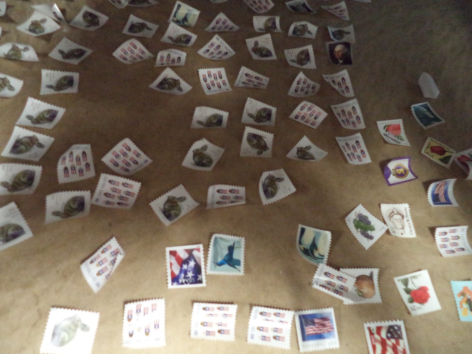 100 GENUINE FOREVER $73 US POSTAGE STAMPS NOT USED AS INTENDED PURPOSE ON PAPER