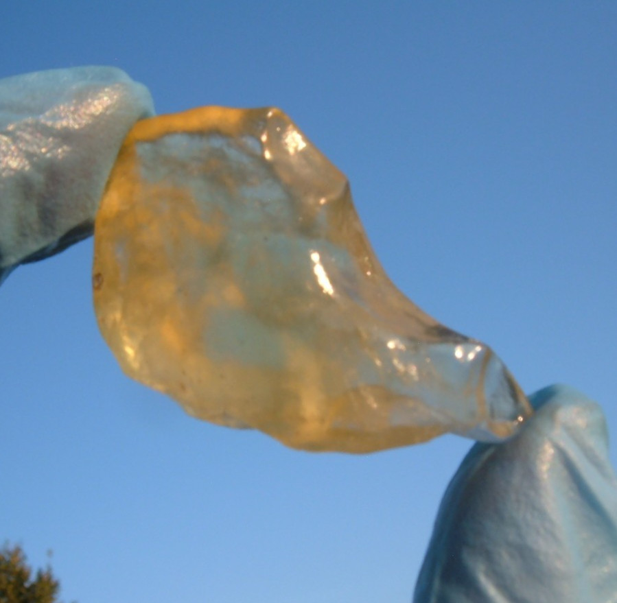 Libyan Desert Glass Meteorite Tektite impact specimen(115crt)Cristobalite Gem AA