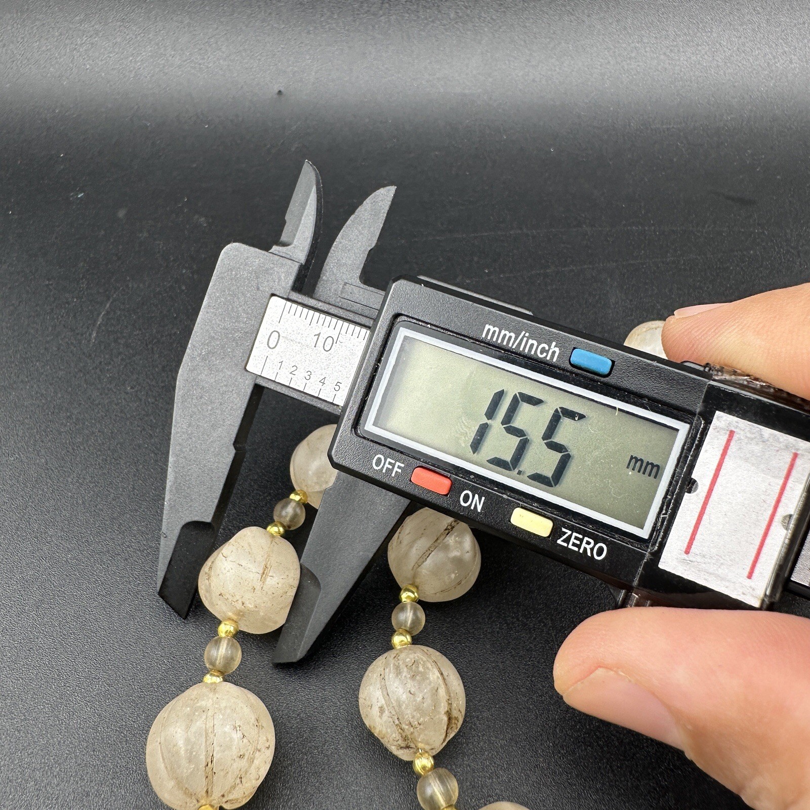 Old Himalayan Regions Crystals ￼ Beads Beads Mala Necklace Rare