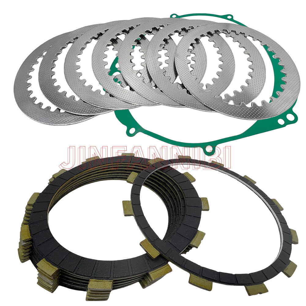 Clutch Friction Steel Plates & Gasket Kit for Yamaha R1 YZF-R1 YZFR1 1999-2003